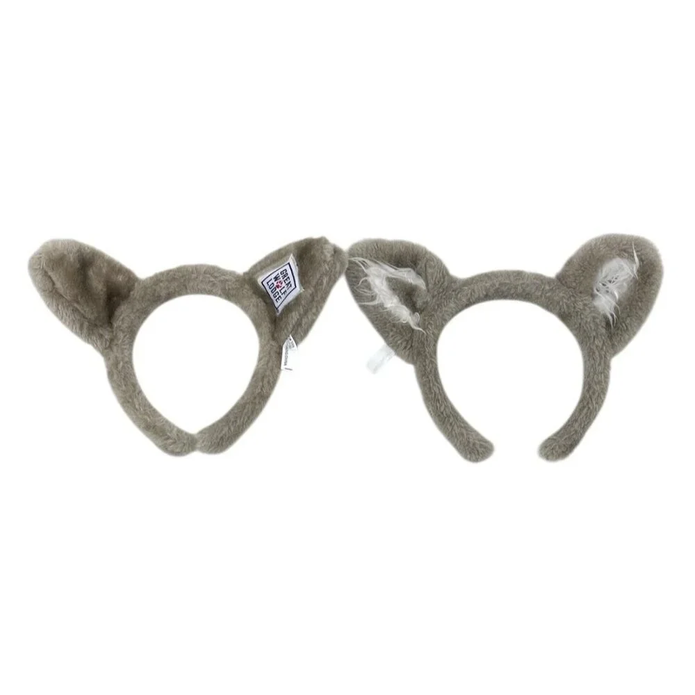 Lot of 2 Kids Great Wolf Lodge Ears‎ Headbands Souvenir Wolf Party Theme Costume